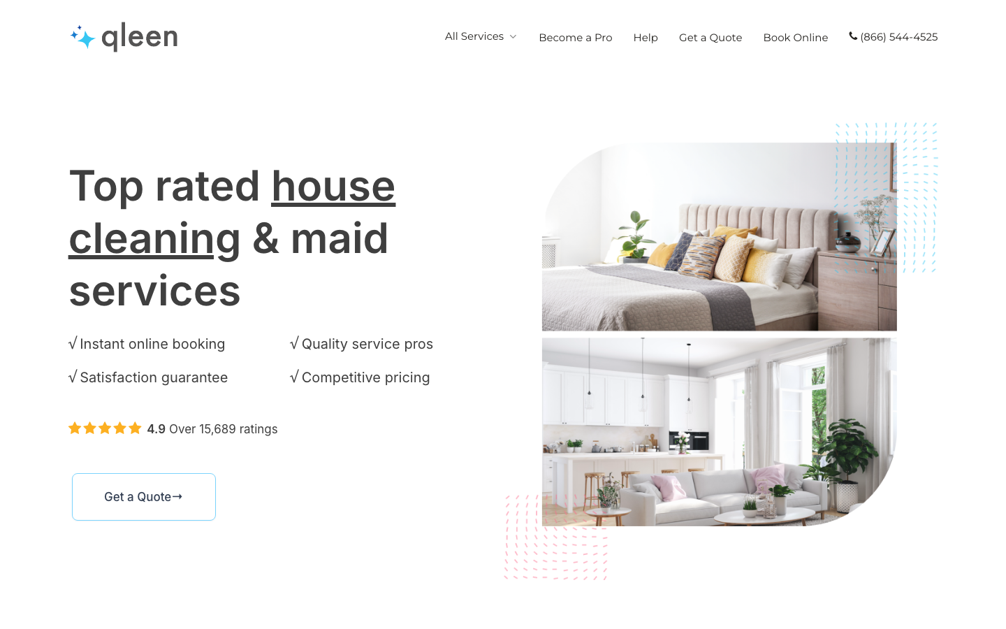 Modern Maid website
